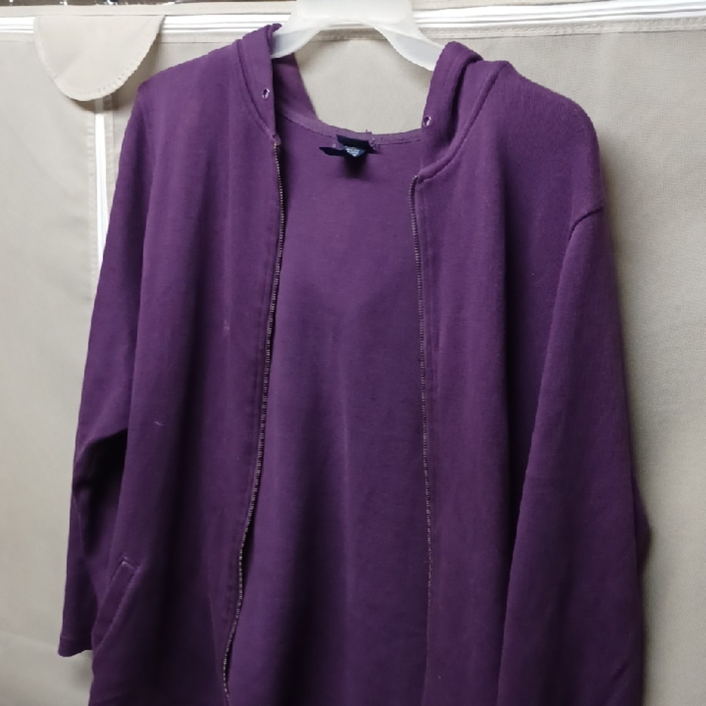 Purple Zip Up Hoodie